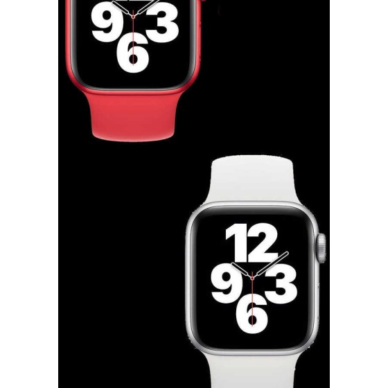 Apple Watch Solo Loop Soft Silikon Kordon 40mm M Beden (Seri 2 3 4 5 6 SE) K31 - Mavi