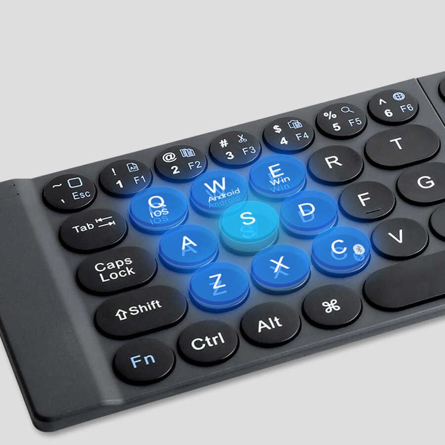 Taşınabilir Katlanan Mini Bluetooth Klavye FMK-01